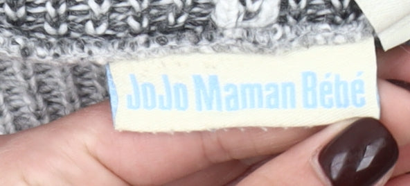 JoJo Maman Bébé Women's Multicoloured M Striped Open Knit Cardigan