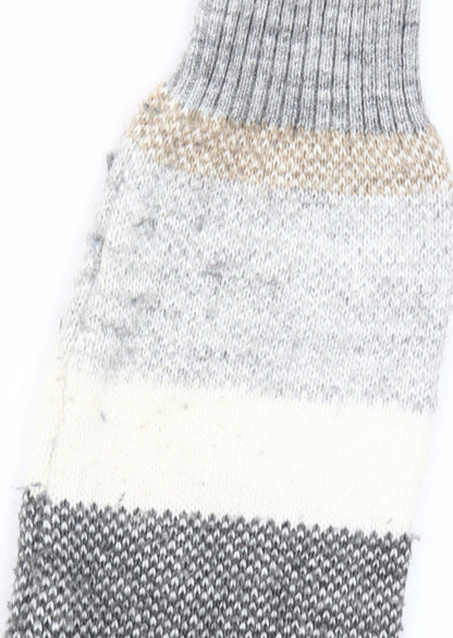 JoJo Maman Bébé Women's Multicoloured M Striped Open Knit Cardigan