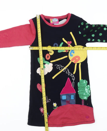 Rosalita Señoritas Girls Multicoloured 8 Years T-Shirt Dress with Sequins