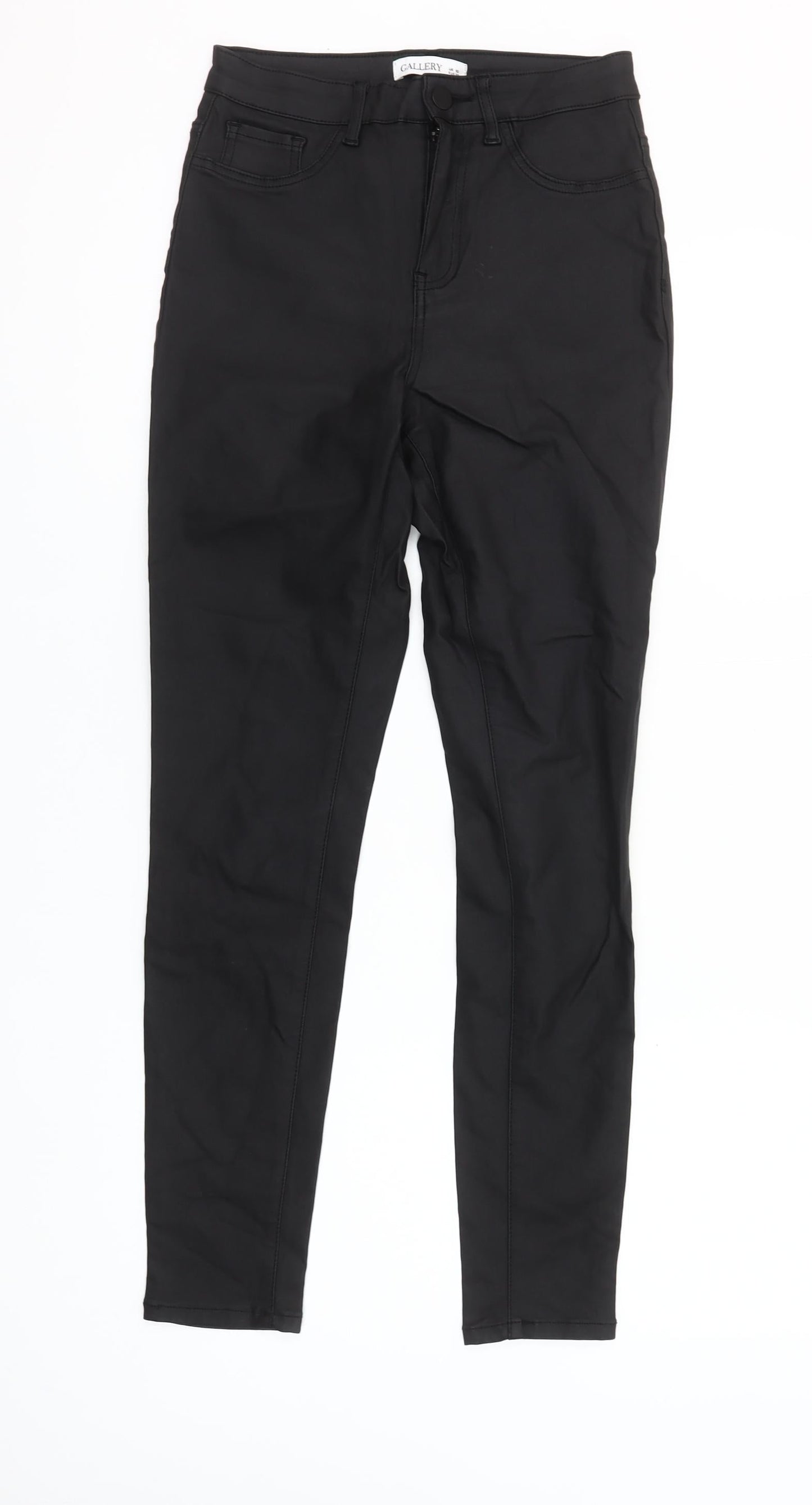 Gallery Women's Black Size 10 Slim Fit Stretch Jegging Trousers