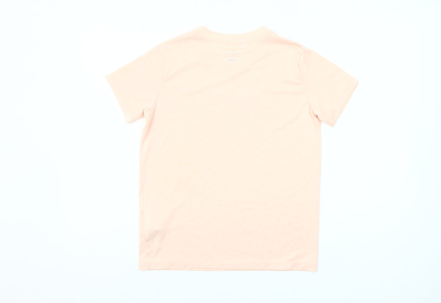 Nike Girls Pink Dri-Fit V-Neck Sports T-Shirt Size 146