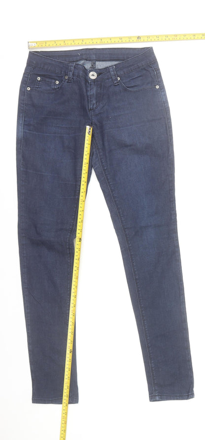 Parisian Women Blue Skinny Jeans Size 10 Cotton Blend Stretch Denim