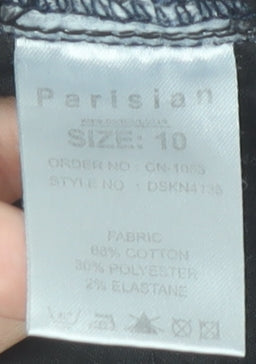 Parisian Women Blue Skinny Jeans Size 10 Cotton Blend Stretch Denim