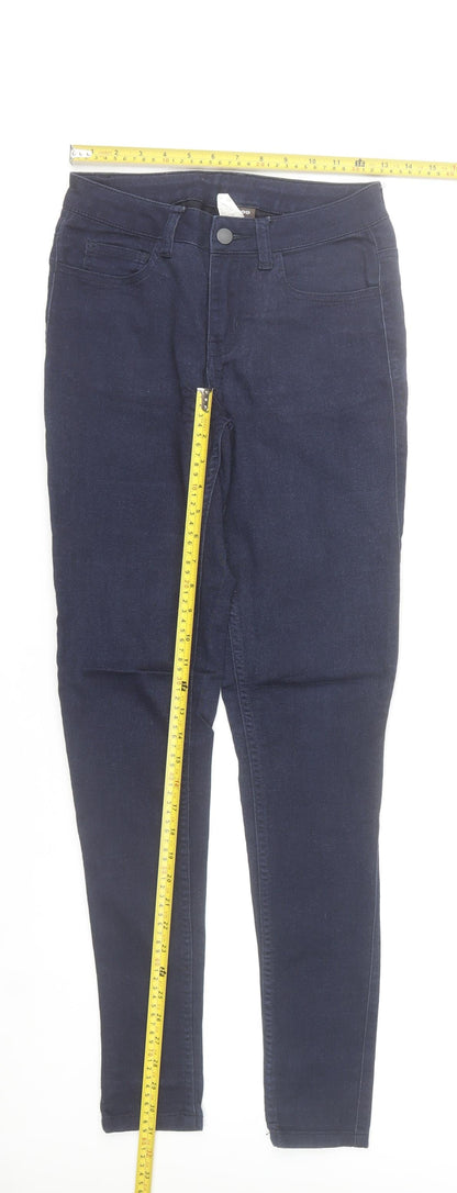 Pieces Womens Blue Slim Fit Jegging Jeans S