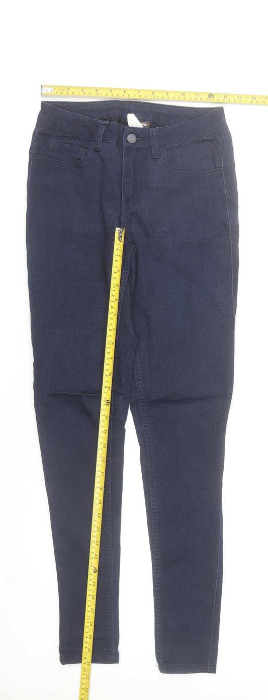 Pieces Womens Blue Slim Fit Jegging Jeans S