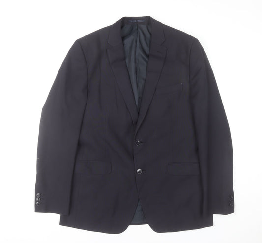 Mens UK Size 42 Thomas Nash Regular Black Suit Jacket