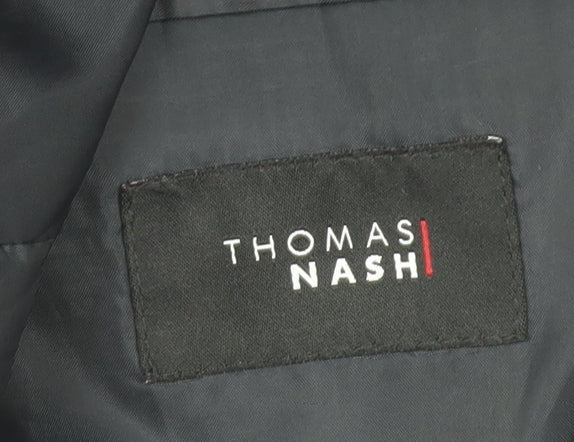 Mens UK Size 42 Thomas Nash Regular Black Suit Jacket