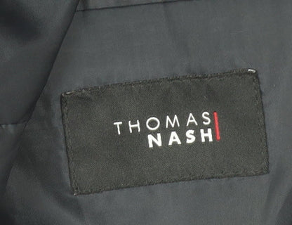 Mens UK Size 42 Thomas Nash Regular Black Suit Jacket