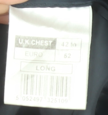 Mens UK Size 42 Thomas Nash Regular Black Suit Jacket