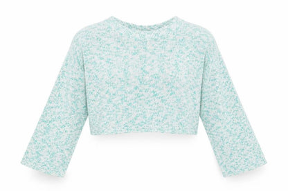 H&M Divided Women's Green Knit Crew Neck Pullover Jumper Size L