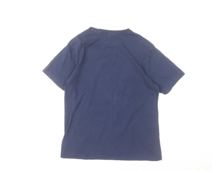 Boys UK Size 10-12 Years Ralph Lauren Blue Basic T-Shirt