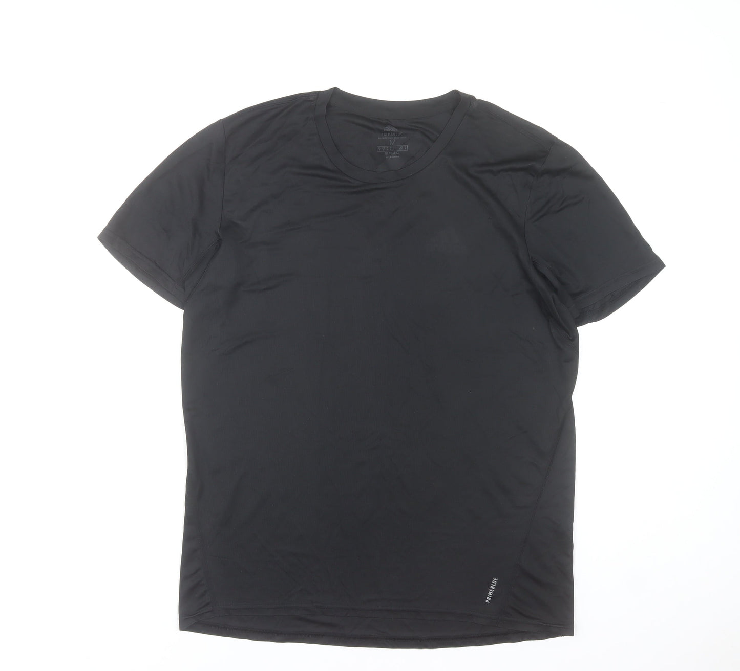 Adidas Men’s Black Primeblue Running T-Shirt M Lightweight Breathable