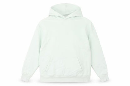 Front view of Dunnes Women Mint Green Pullover Hoodie Medium Cotton Blend