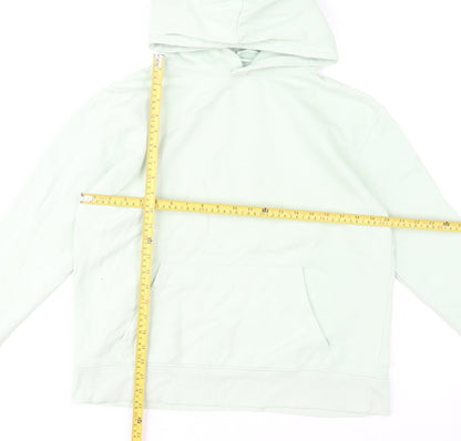 Dunnes Women Mint Green Pullover Hoodie Medium Cotton Blend