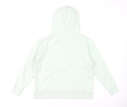 Dunnes Women Mint Green Pullover Hoodie Medium Cotton Blend
