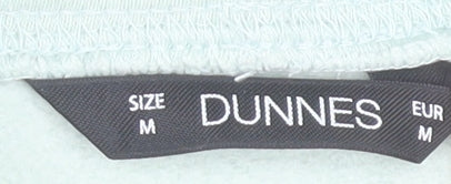 Dunnes Women Mint Green Pullover Hoodie Medium Cotton Blend