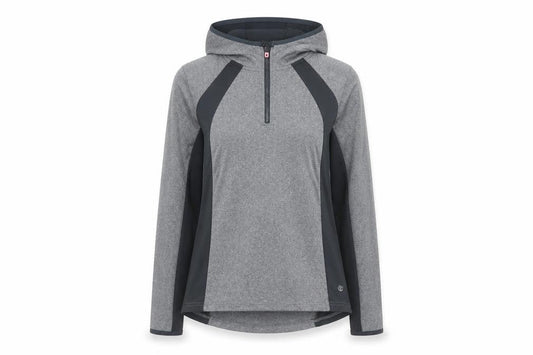 St. Bernard for Dunnes Women’s Grey 1/4 Zip Hooded Activewear Jacket Size 8