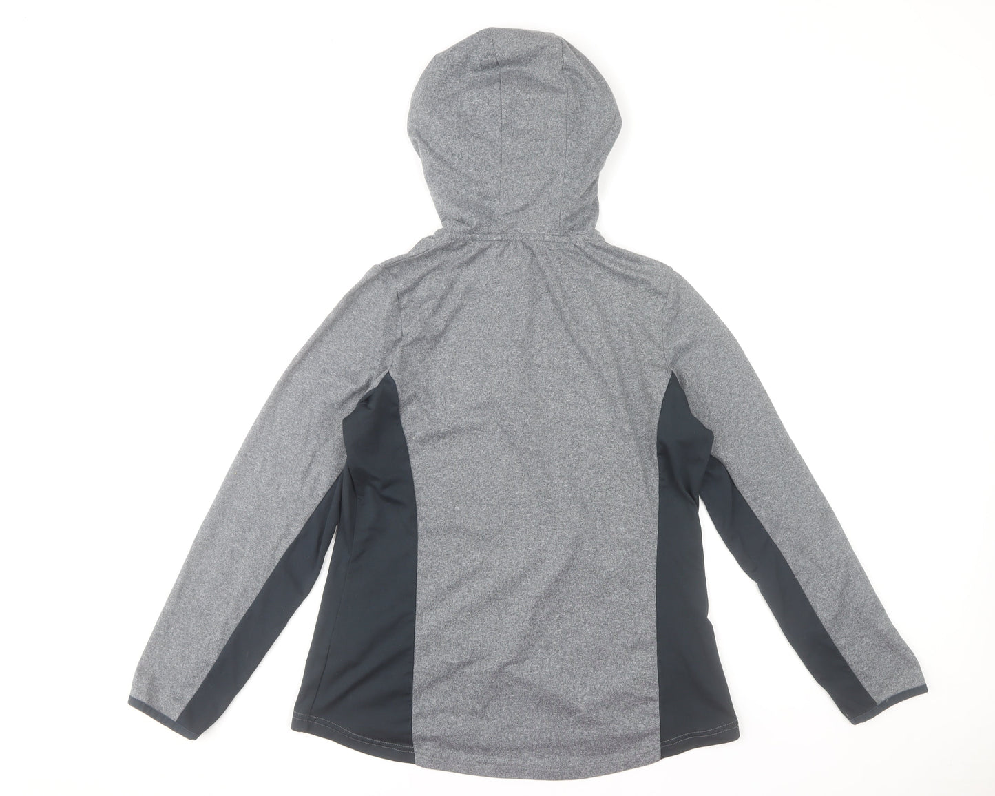St. Bernard for Dunnes Women’s Grey 1/4 Zip Hooded Activewear Jacket Size 8