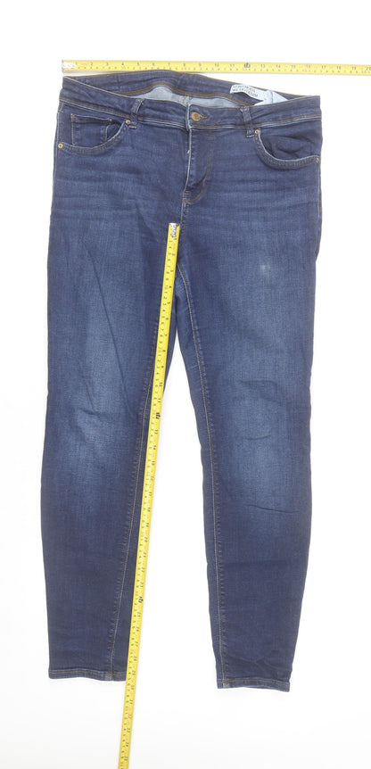 Vero Moda Men's Blue Denim Skinny Jeans XL Slim Fit Medium Wash
