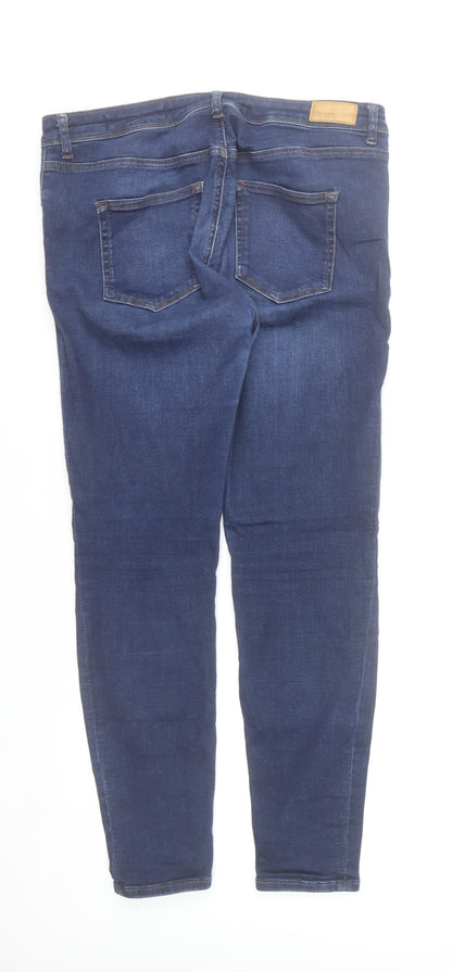 Vero Moda Men's Blue Denim Skinny Jeans XL Slim Fit Medium Wash