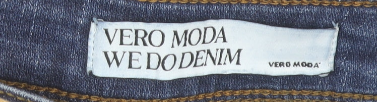 Vero Moda Women's Blue Skinny Denim Jeans XL Mid Rise Stretch