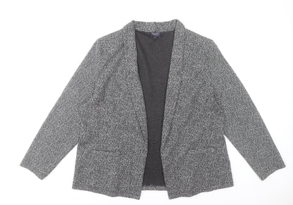 Marks and Spencer Women’s Grey Knit Blazer Jacket Size 20