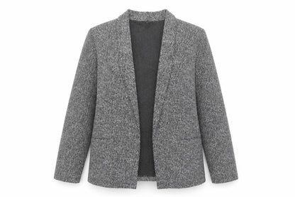 Marks and Spencer Women’s Grey Knit Blazer Jacket Size 20