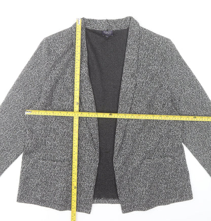 Marks and Spencer Women’s Grey Knit Blazer Jacket Size 20