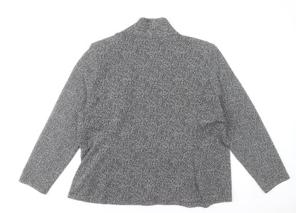 Marks and Spencer Women’s Grey Knit Blazer Jacket Size 20