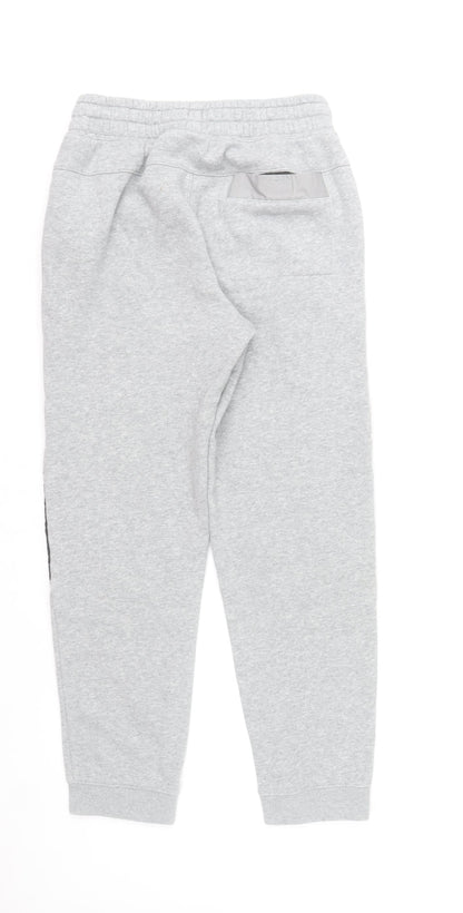 Nike Boys Grey Jogger Trousers 13-14 Years Cotton Blend Standard Fit