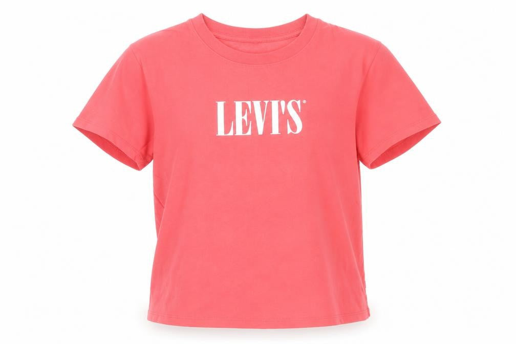 Womens UK Size S Levi's Pink Basic T-Shirt