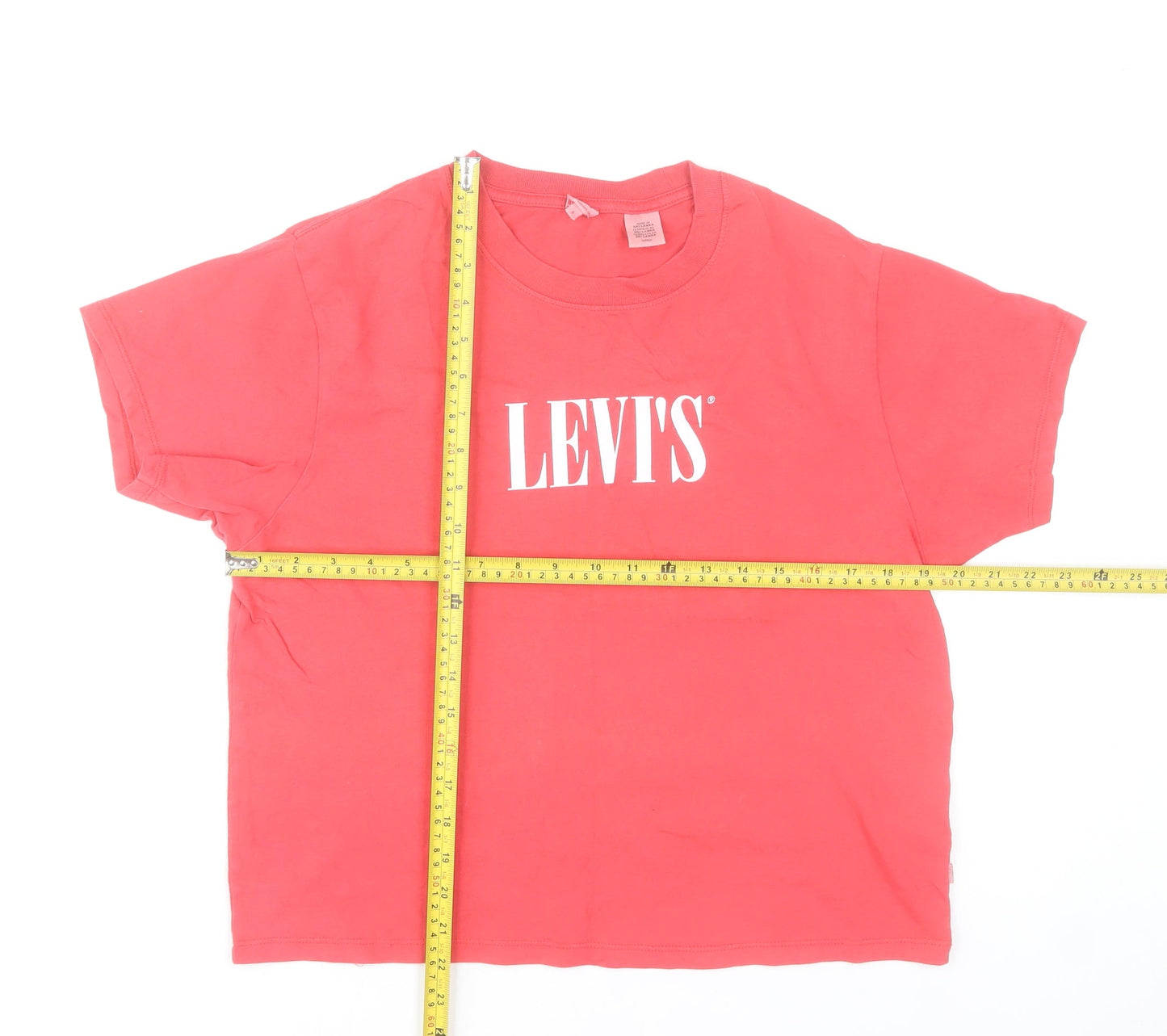 Womens UK Size S Levi's Pink Basic T-Shirt