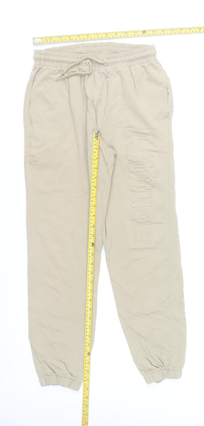 Little Secret Women’s Beige Cotton Jogger Trousers L