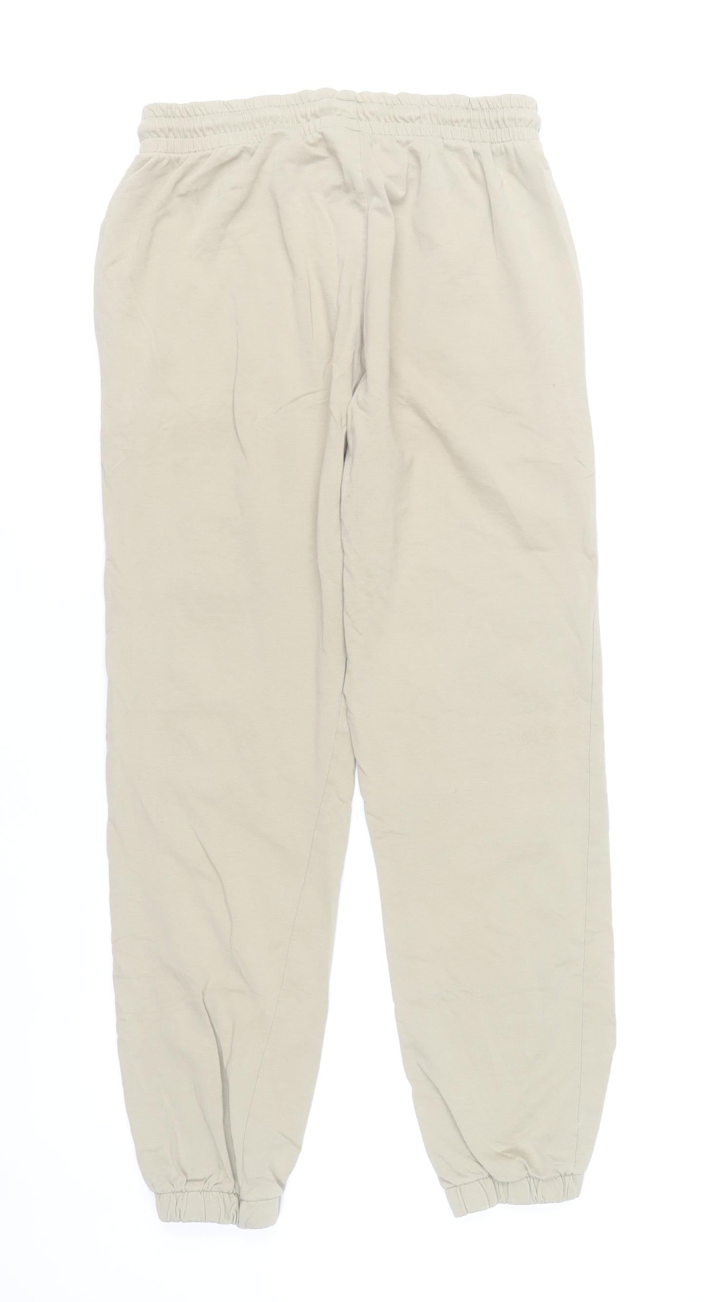 Little Secret Women’s Beige Cotton Jogger Trousers L