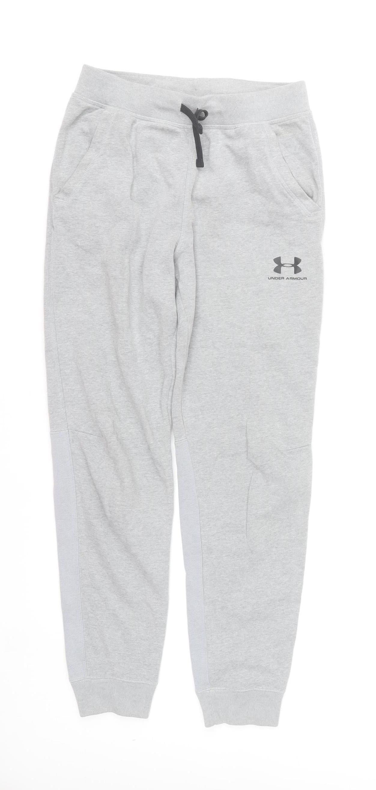 Under Armour Boys Grey ColdGear Jogger Trousers Size 11-12 Years