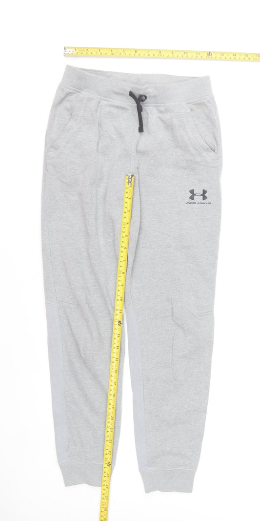 Under Armour Boys Grey ColdGear Jogger Trousers Size 11-12 Years