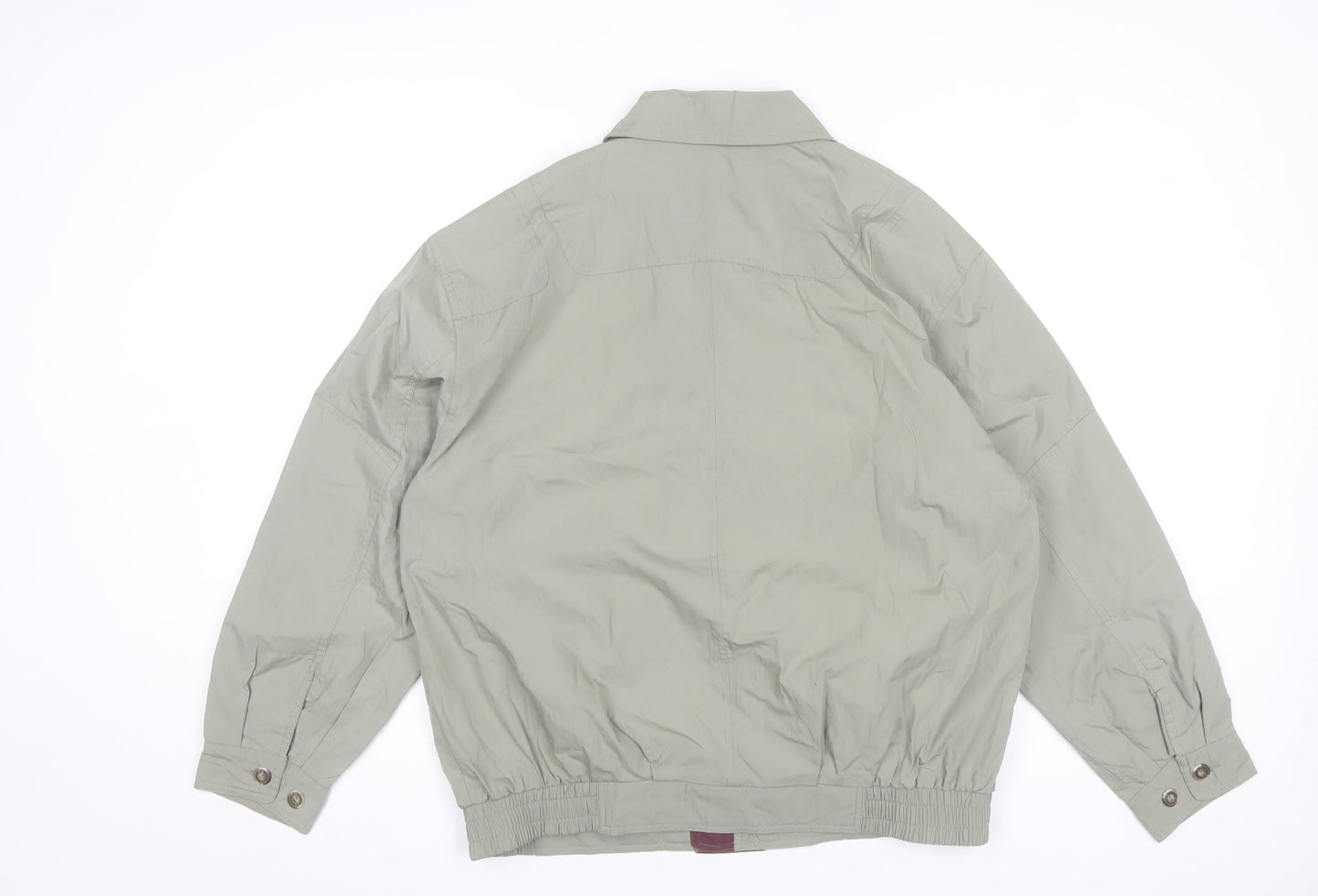 Dingos Mens Green Bomber Jacket M Outdoor Lined Casual
