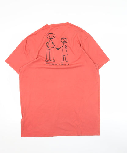 Abercrombie & Fitch Men’s Red Barretstown Graphic Print T-Shirt M