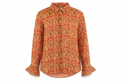 Zara Women's Multicoloured Long Sleeve Tunic Blouse Size S
