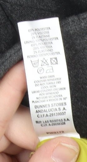 Savida Womens Grey Duffle Coat Size 8 Hooded Toggle Winter Jacket