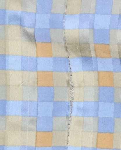 Ravens Women Multicoloured Check Long Sleeve Collared Button-Up Shirt Size 12