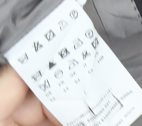 Hugo Boss Men's Grey Classic Fit Virgin Wool Two-Button Blazer 44R