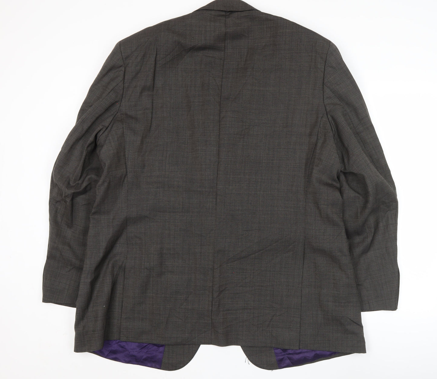 Marks and Spencer Men's Brown Wool Blazer Jacket 46R Classic Fit