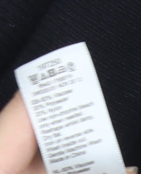 Accessorize Women’s Black Knit Drawstring Sweatpants UK 12-14