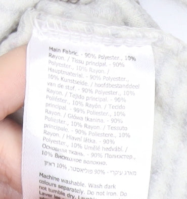 Regatta Womens Beige 1/4 Zip Striped Fleece Sweatshirt UK 14