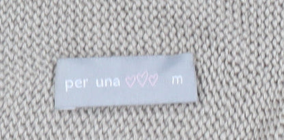 Marks and Spencer Per Una Women's Beige Knit Cardigan M