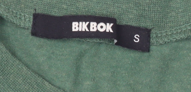 BIKBOK Women's Green Short Sleeve Basic Crew Neck T-Shirt Size S