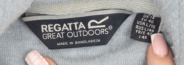 Regatta Women’s Blue UK 14 Pullover Hoodie Lightweight Casual