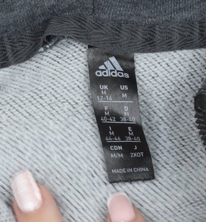 Womens UK Size 12-14 adidas Grey Basic Jacket