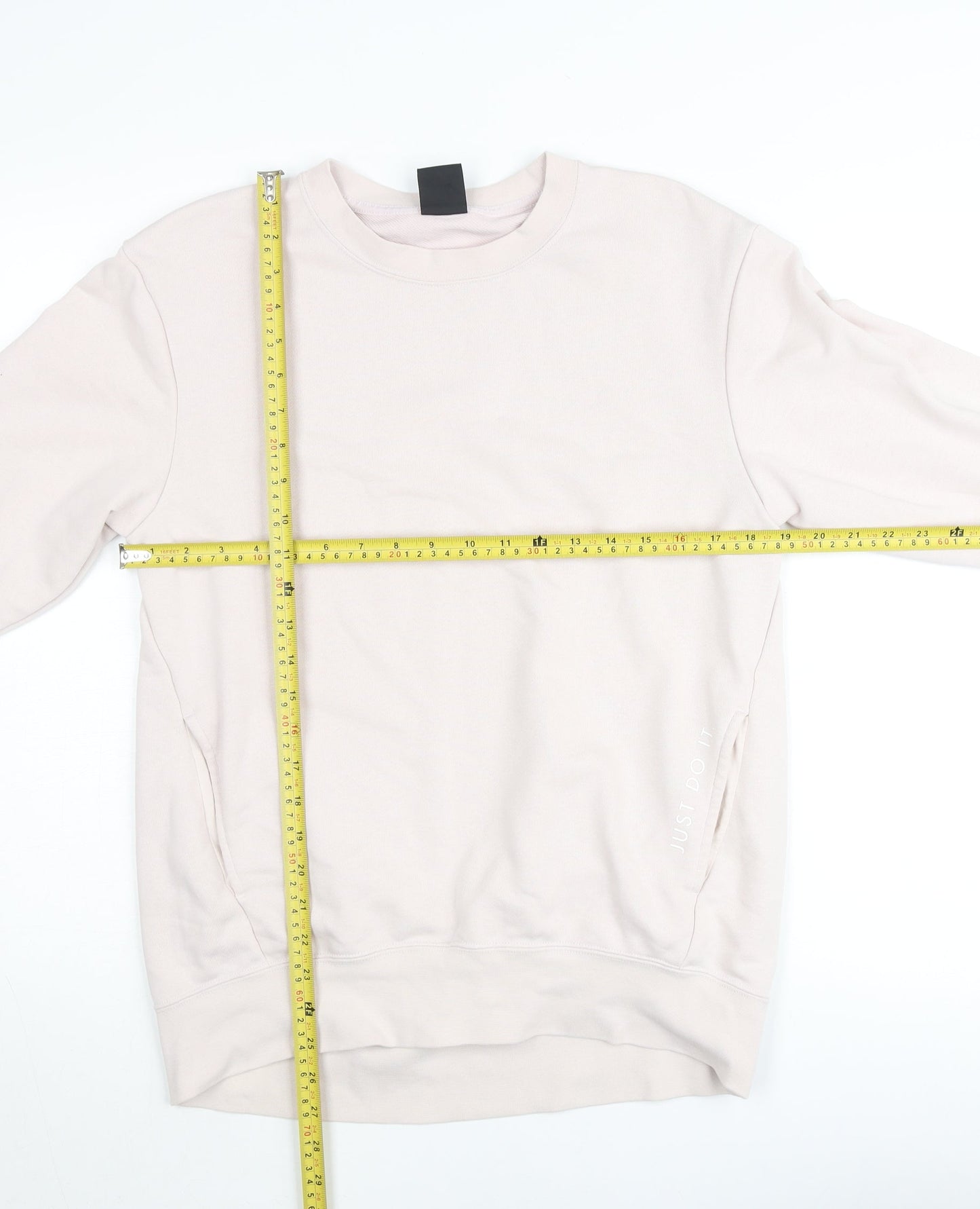 Womens UK Size XS Nike Beige Pullover Jumper